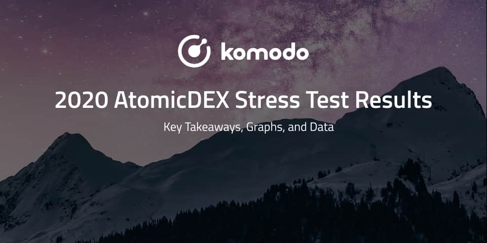 2020 AtomicDEX Stress Test Final Results